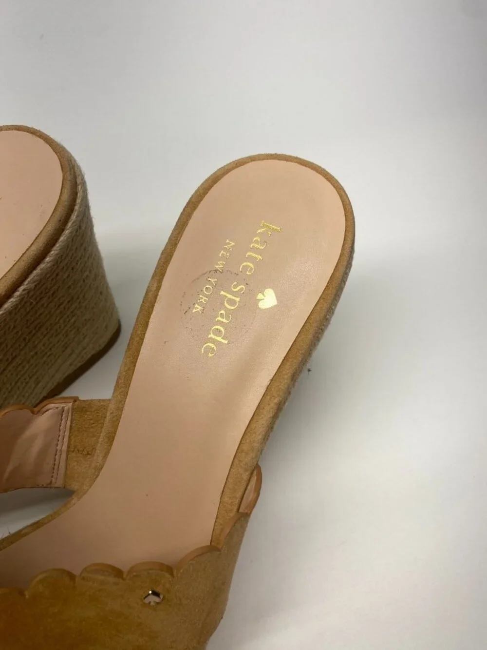 Kate Spade Womens Criss Cross Espadrille Wedge Heel Sandal Sz 10